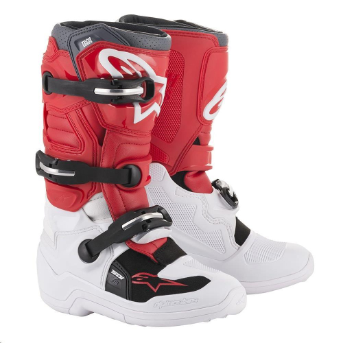 Alpinestars - Alpinestars Tech 7S Youth Boots - 2015017-238-3 - White/Red/Gray - 3