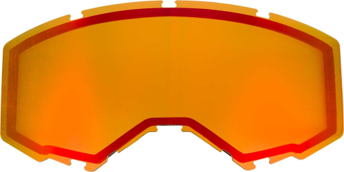 Fly Racing - Fly Racing 2019 Non-Vented Dual Lens - Red Mirror/ Amber - FLB-033