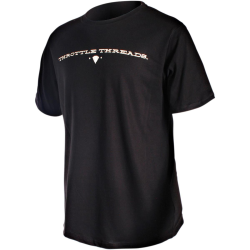 Throttle Threads - Throttle Threads Dot Com T-Shirt - TT641T104BKMR - Black - Medium