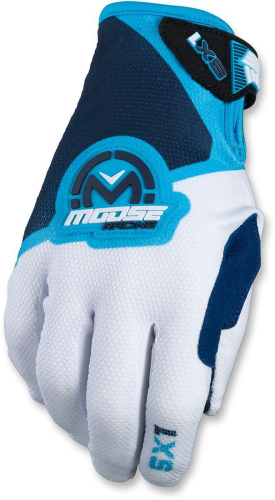 Moose Racing - Moose Racing SX1 Gloves - Blue/White - 3330-4579 - Blue/White - Medium