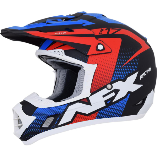 AFX - AFX FX-17 Holeshot Helmet - 0110-5279 - Red/White/Blue - X-Small