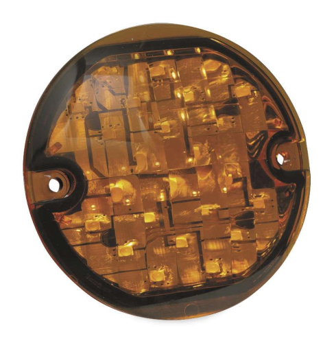 Kuryakyn - Kuryakyn LED Front Turn Signal Inserts - ECE Flat Style - Amber Lens - 5470