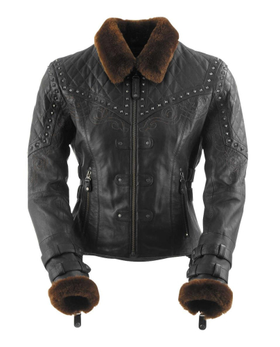Black Brand - Black Brand Sheared Beaver Womens Jacket - BB3350 - Black - Medium