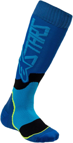 Alpinestars - Alpinestars MX Plus-2 Youth Socks - 4741920-707 - Blue/Cyan - OSFA