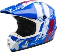 G-Max - G-Max MX-46 Patriot Helmet - D3465046 - Red/White/Blue - Large