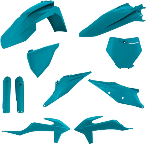 Acerbis - Acerbis Full Plastic Kit - Teal Metallic - 2726497441