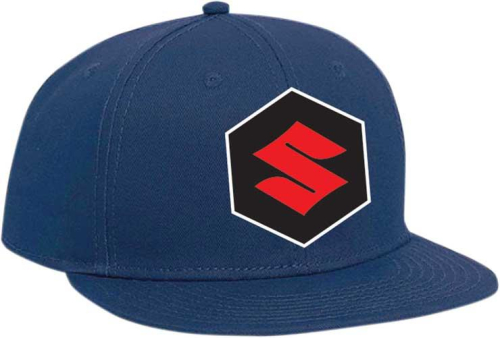 Factory Effex - Factory Effex Suzuki Mark Youth Snapback Hat - 19-86412 - Navy - OSFM