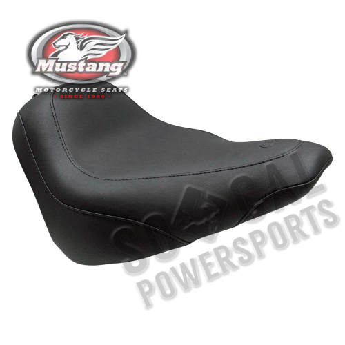 Mustang - Mustang Wide Tripper Solo Seat - Smooth - Black - 75162