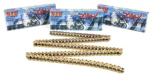 D.I.D - D.I.D 520 ZVMX Super Street X-Ring Chain - 100 Links - Gold - 520ZVMXG100Z