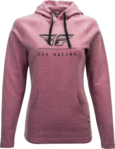 Fly Racing - Fly Racing Fly Crest Womens Hoody - 358-0137L - Mauve - Large