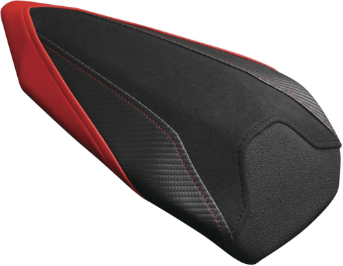 Luimoto - Luimoto Veloce Passenger Seat Covers - Suede Black/CF Black/Perforated Black - 1194201