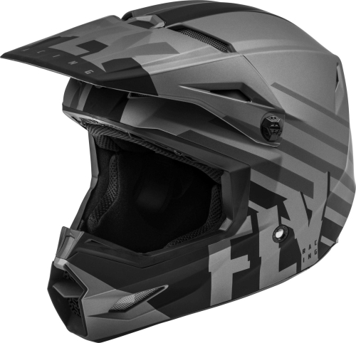 Fly Racing - Fly Racing Kinetic Thrive Youth Helmet - 73-3500YL - Matte Dark Gray/Black - Large