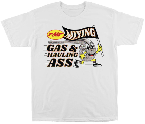 FMF Racing - FMF Racing Fly The Flag T-Shirt - FA9118913-WHT-LG - White - Large