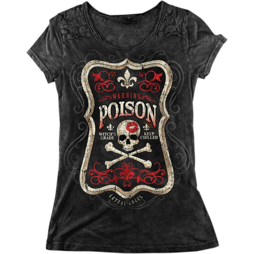 Lethal Threat - Lethal Threat Poison Womens T-Shirt - LA20548L - Black - Large