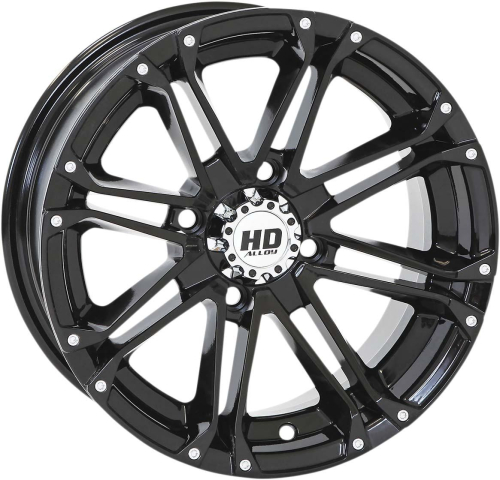 STI - STI HD3 Alloy Wheel - 12x7 - 4+3 Offset - 4/156 - Gloss Black - 12HD313