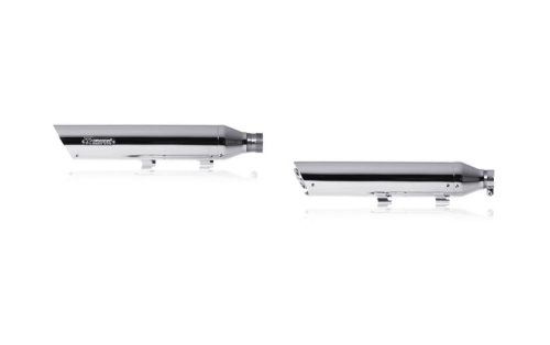 Akrapovic - Akrapovic Slip-On Line Dual Mufflers - Chrome - S-HDDYSO3-HC