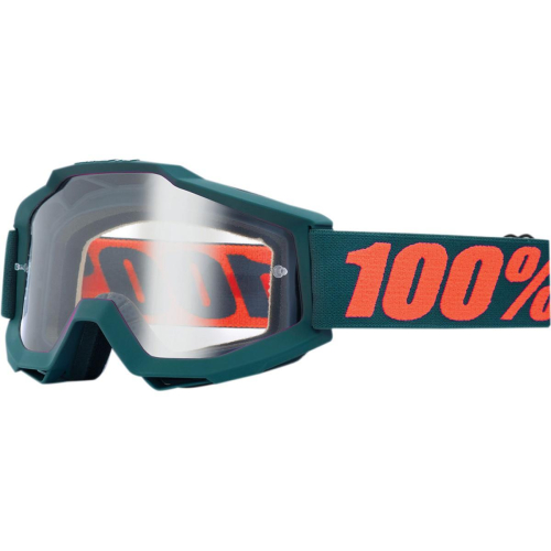 100% - 100% Accuri Gunmetal OTG Goggles - 50204-025-02 - Gunmetal / Clear Lens - OSFM