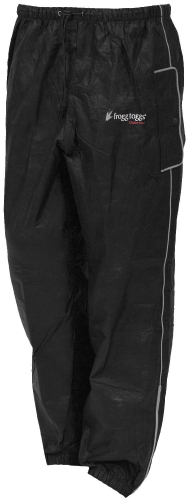 Frogg Toggs - Frogg Toggs Classic 50 Road Toad Pants - FT83132-01 L - Black - Large