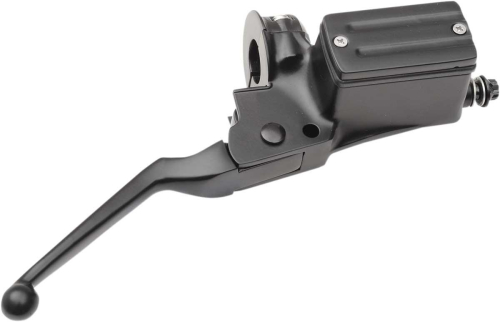 Drag Specialties - Drag Specialties 11/16in. Dual-Disc Master Cylinder with Lever and Clamp Half - Black - 07-0543B-1NU