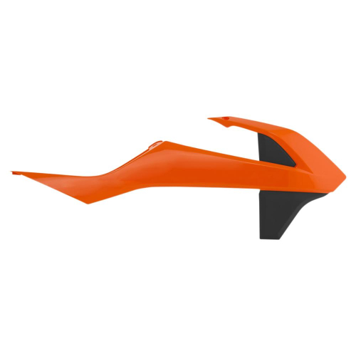 Acerbis - Acerbis Radiator Shrouds - Orange/Black 16 - 2685965225