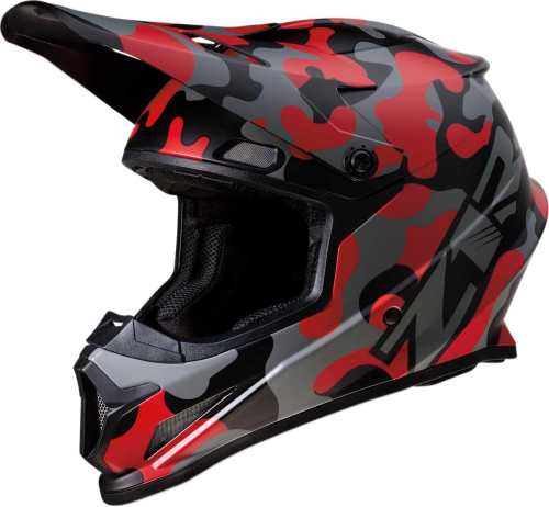 Z1R - Z1R Rise Camo Helmet - 0110-6079 - Camo/Red - X-Small