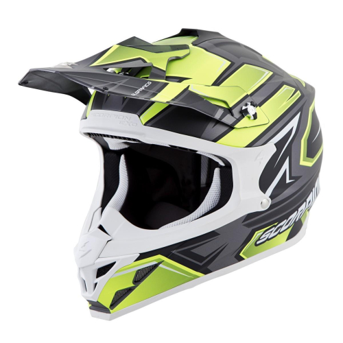 Scorpion - Scorpion VX-35 Finnex Helmet - 35-3103 - Finnex Neon Yellow - Small