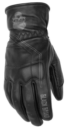 Black Brand - Black Brand Pinstripe Gloves - 15G-3518-BLK-MD - Black - Medium