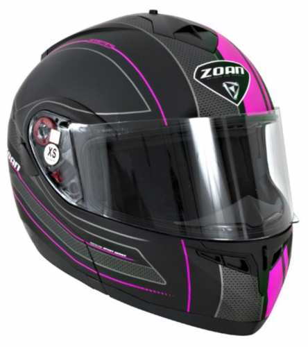 Zoan - Zoan Optimus Raceline Graphics Helmet - 138-173 - Black/Pink - X-Small