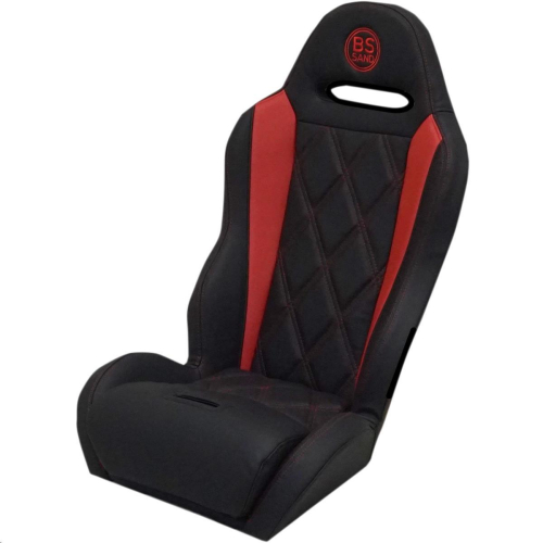 BS Sand - BS Sand Performance Seat - Diamond - Black/Red - PBURDBDKW