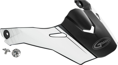 G-Max - G-Max Visor with Screws for AT-21/S/Y Helmets - Raley Matte Black/White - G021060