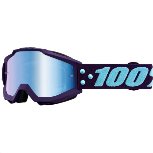 100% - 100% Accuri Maneuver Youth Goggles - 50310-345-02 - Maneuver Purple/Light Blue/ Mirror Blue Lens - OSFM