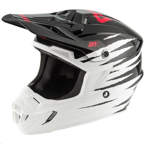 Answer - Answer AR1 Pro Glow Youth Helmet - 0411-2619-2154 - White/Black/Pink - Large