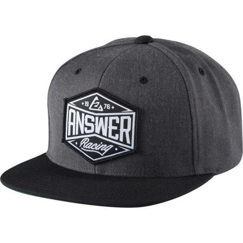 Answer - Answer Hex Hat - 0405-0415-5101 - Charcoal - OSFM