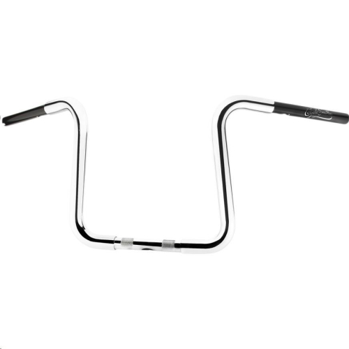 Cyclesmiths - Cyclesmiths 1-1/4in. California Lane-Splitter Ape Handlebar for 1in. Clamp Area - 12in. Rise - Chrome - 113CA12TBWH