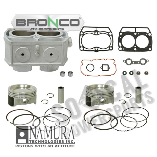 Bronco - Bronco Big Bore Cylinder Kit - 2.00mm Oversize to 80.00mm Bore - AT-09478-1K