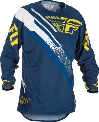 Fly Racing - Fly Racing Evolution 2.0 Jersey - 371-2212X - Navy/Yellow/White - 2XL