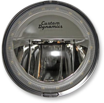 Custom Dynamics - Custom Dynamics 4-1/2in. Passing Lamps w/ LED Halos - Chrome - CDTB45HC