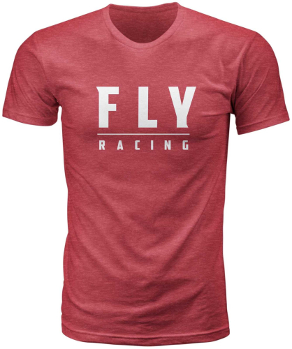 Fly Racing - Fly Racing Fly Logo T-Shirt - 352-1249M - Cardinal Red - Medium