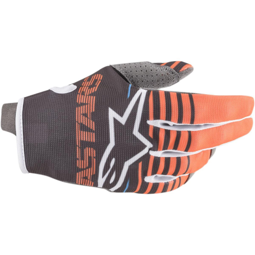 Alpinestars - Alpinestars Radar Youth Gloves - 3541820-1444-L - Anthracite/Fluorescent Orange - Large