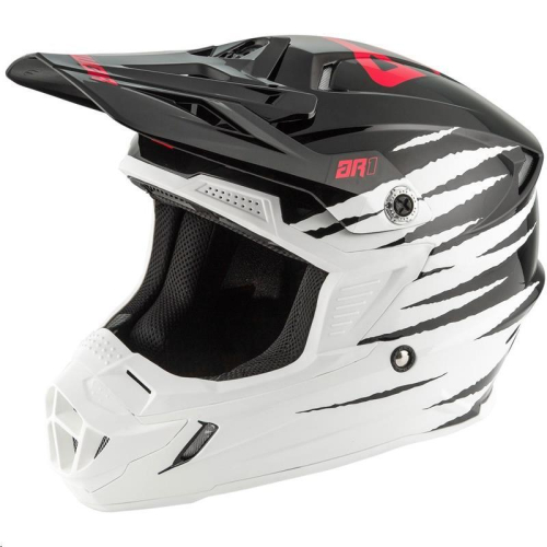 Answer - Answer AR1 Pro Glow Helmet - 0411-0618-2155 - White/Black/Pink - X-Large