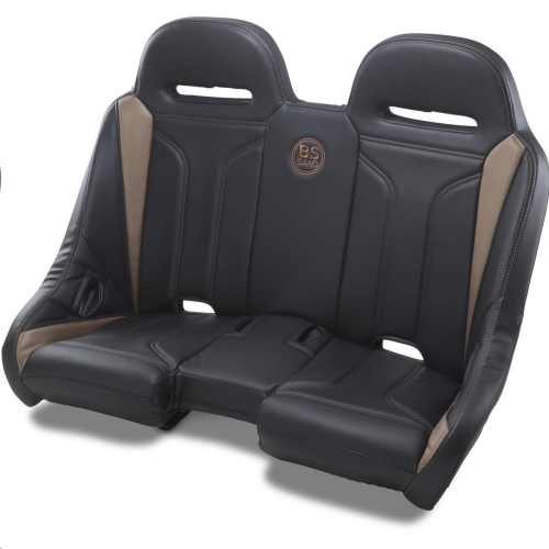 BS Sand - BS Sand Extreme Front/Rear Bench Seat - Double T - Black/Cruiser Bronze - EXBECBDTR