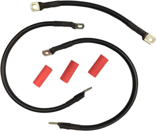 Drag Specialties - Drag Specialties Battery Cable Kit - Black - 2113-0669