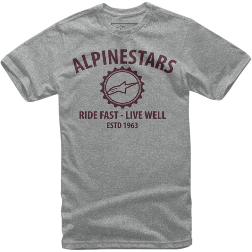 Alpinestars - Alpinestars Big Gear T-Shirt - 1038720441026M - Gray - Medium