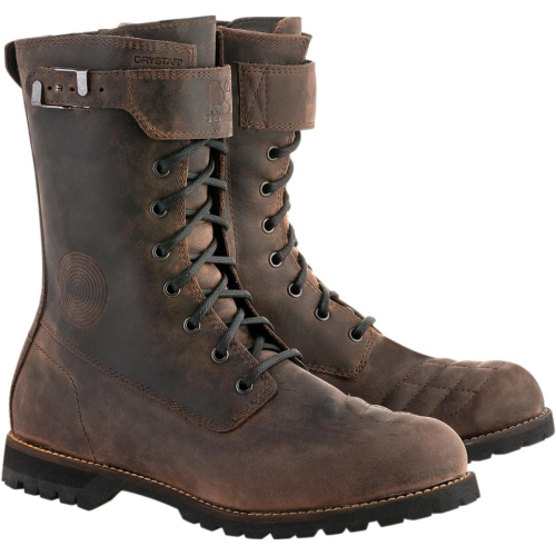 Alpinestars - Alpinestars Firm Drystar Boots - 284821881910 - Dark Brown Oiled - 10