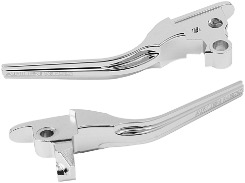 Arlen Ness - Arlen Ness Billet Clutch and Brake Hand Lever Set - Chrome - 08-908