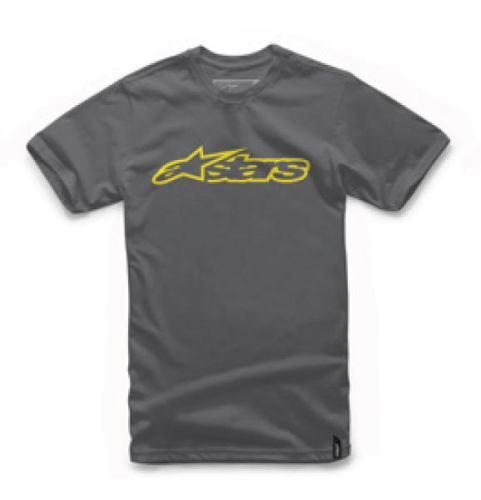 Alpinestars - Alpinestars Blaze T-Shirt - 1032-72032-1855-MD - Charcoal/Yellow - Medium