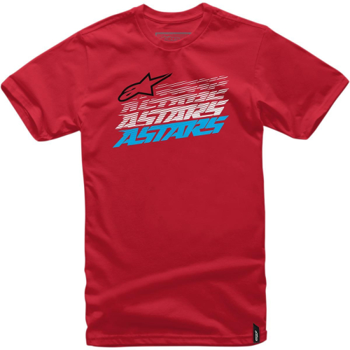 Alpinestars - Alpinestars Hashed T-Shirt - 101672007030L - Red - Large