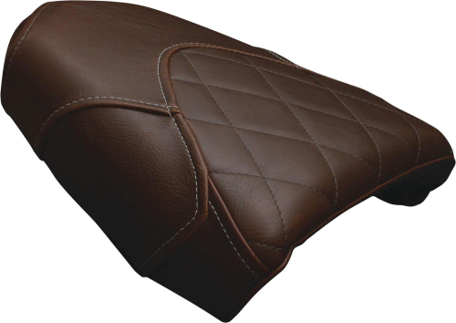 Luimoto - Luimoto Diamond Edition Passenger Seat Covers - Vintage Dark Brown/Perforated Black - 8161203