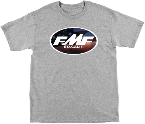 FMF Racing - FMF Racing Fleetness T-Shirt - FA9118906-HGR-LG - Heather Gray - Large