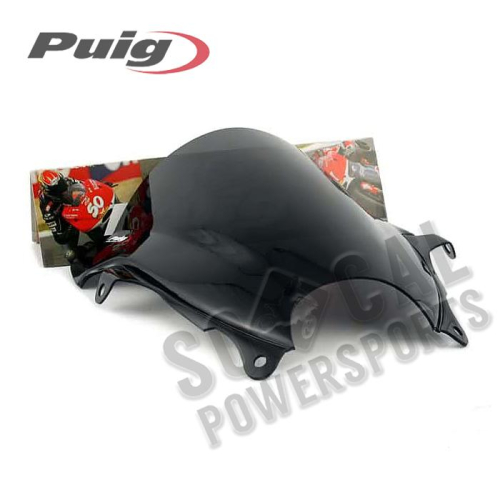 PUIG - PUIG Racing Windscreen - Dark Smoke - 1116-F